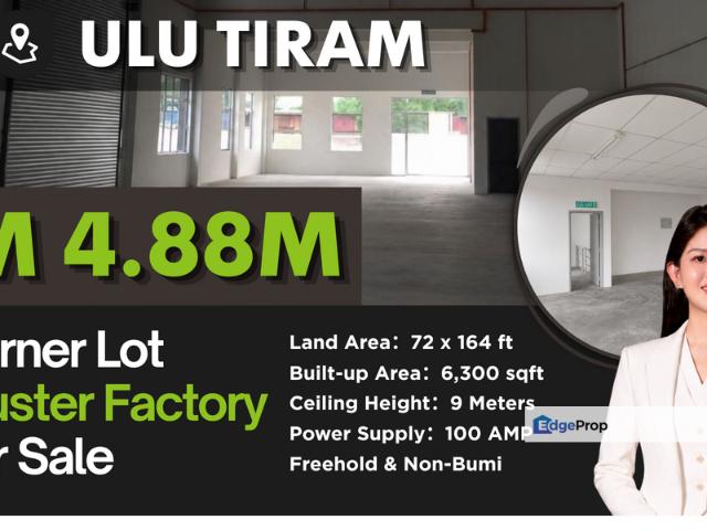 Warehouse for sale in Ulu Tiram, Johor