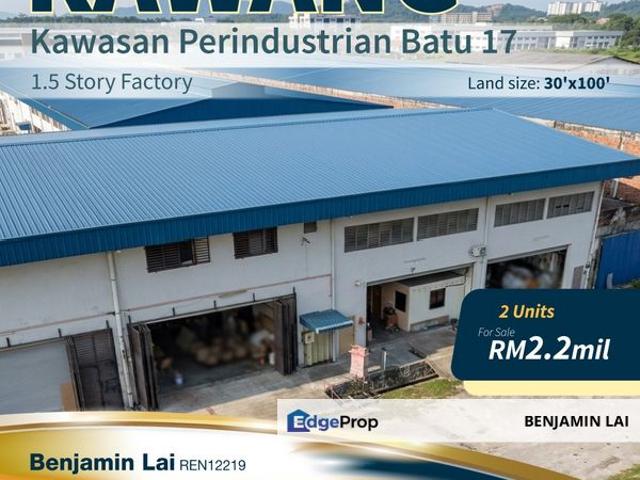 Warehouse for sale in Selayang, Selangor