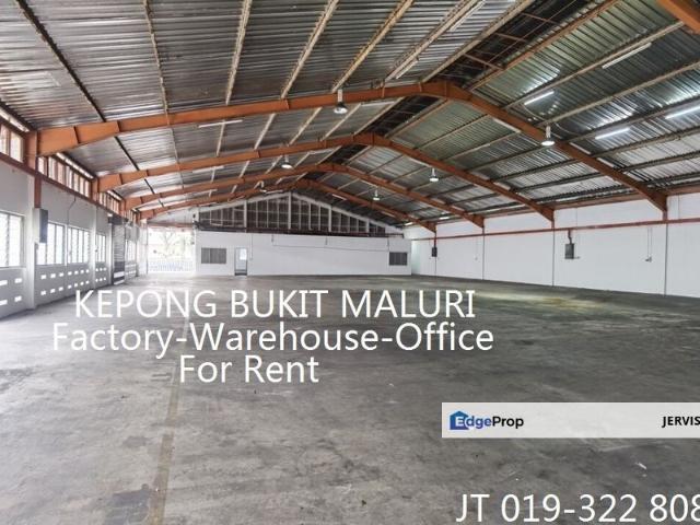 Warehouse for rent in Kepong, Kuala Lumpur