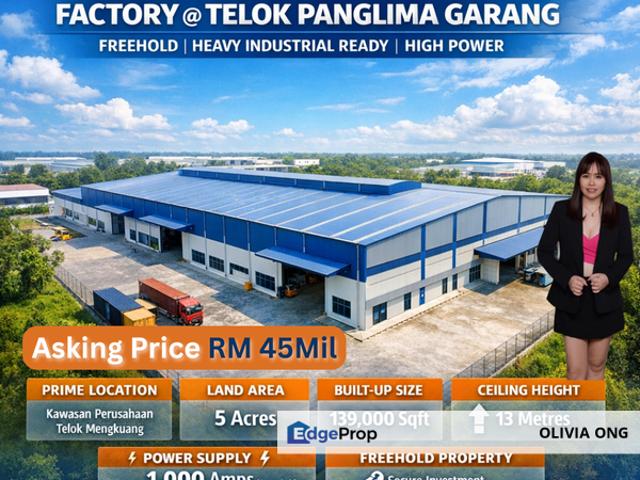 Warehouse for sale in Selangor