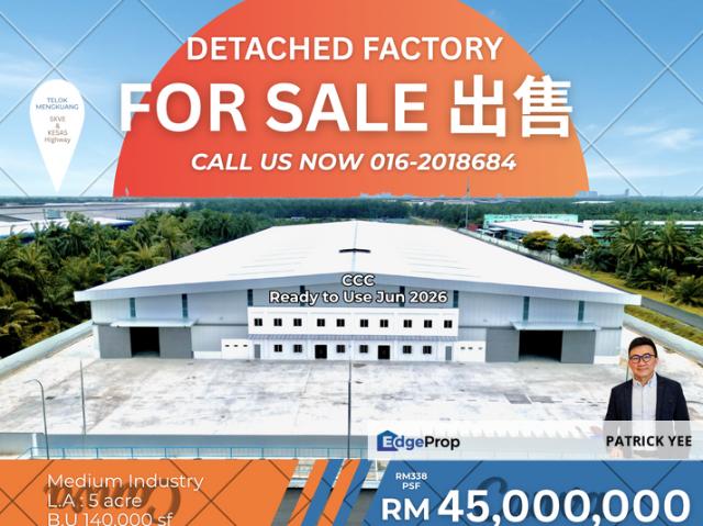 Warehouse for sale in Selangor