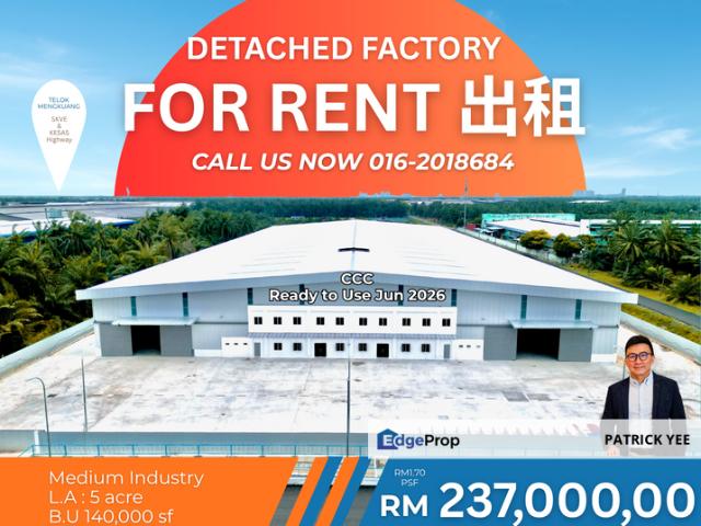 Warehouse for rent in Selangor