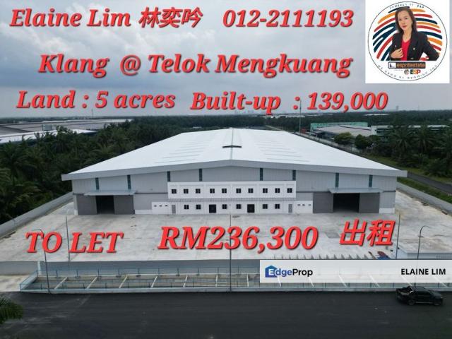 Warehouse for rent in Selangor