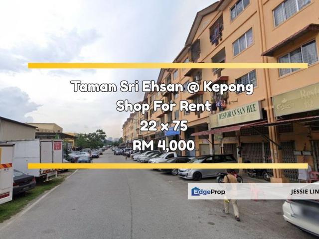 Shop for rent in Selayang, Selangor