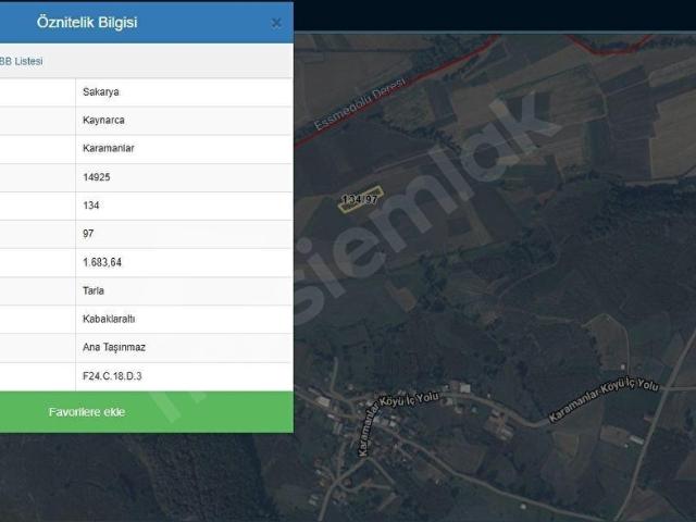 Kaynarca, Sakarya içerisinde satılık Arsa