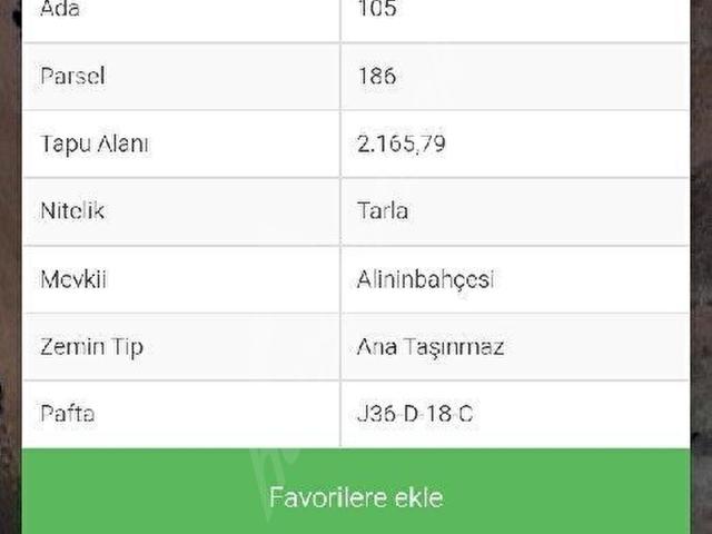Sarioğlan, Kayseri içerisinde satılık Arsa