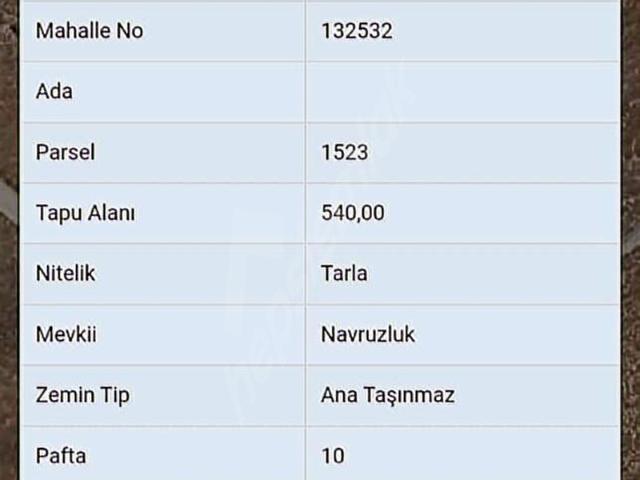 Çubuklu, Yahyalı içerisinde satılık Arsa