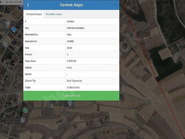 Kazan, Ankara içerisinde satılık Arsa
