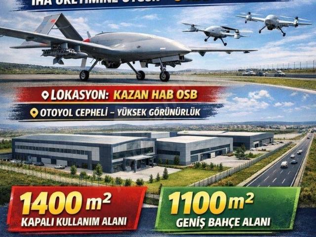 Kazan, Ankara içerisinde satılık Fabrika
