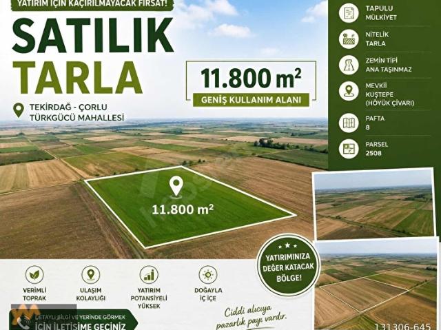 Çorlu, Tekirdağ içerisinde satılık Arsa