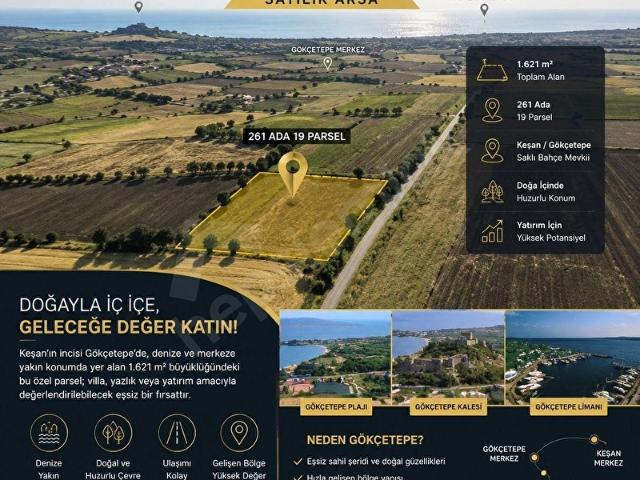 Gökçetepe, Keşan içerisinde satılık Arsa