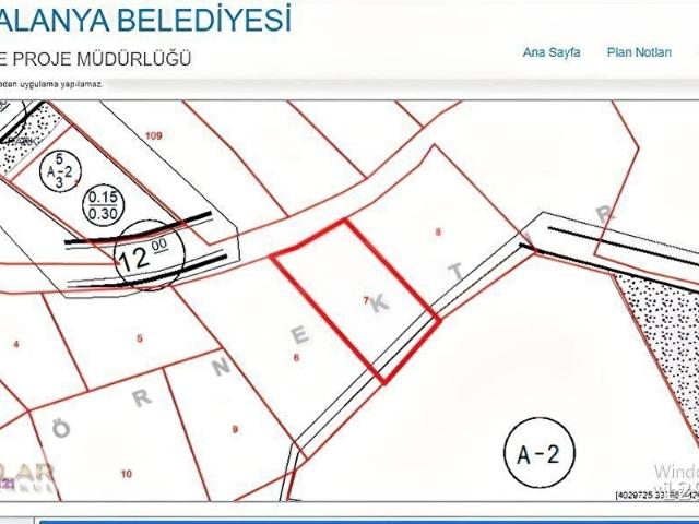 Alanya, Antalya içerisinde satılık Arsa