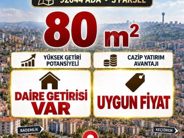 Keçiören, Ankara içerisinde satılık Arsa