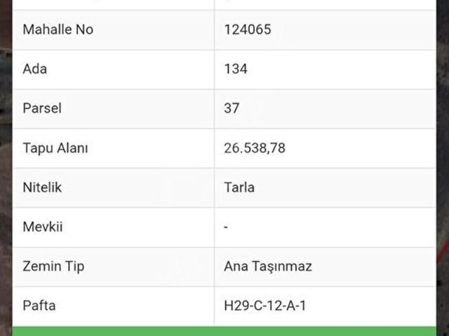 Çalseki Mahallesi, Keçiören içerisinde satılık Arsa