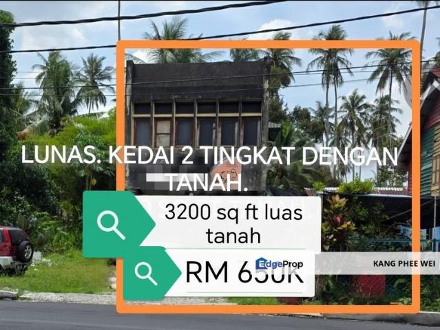 Shop for sale in Lunas, Kedah