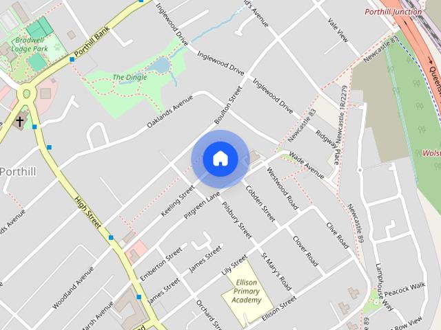 House for rent in Wolstanton, Butterton