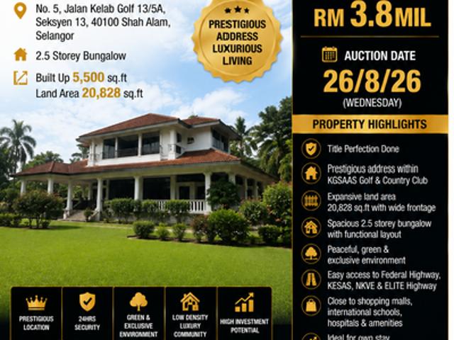 House for sale in Petaling, Alam Impian