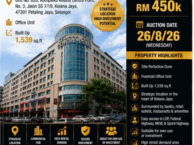 Shop for sale in Petaling, Damansara Damai