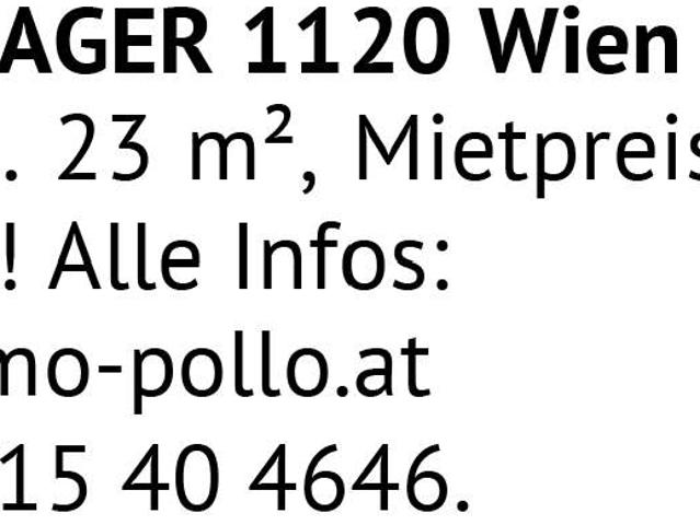 Gewerbe mieten in Meidling, Wien