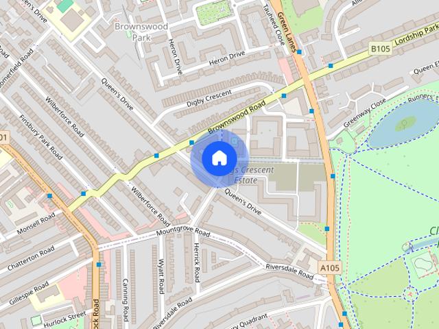 House for rent in Brownswood Park, Stoke Newington