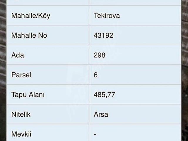 Kemer, Antalya içerisinde satılık Arsa