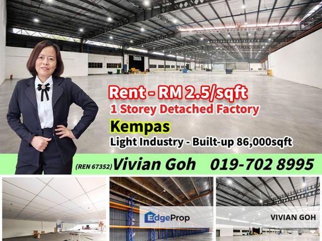 Warehouse for rent in Johore Bahru, Johor