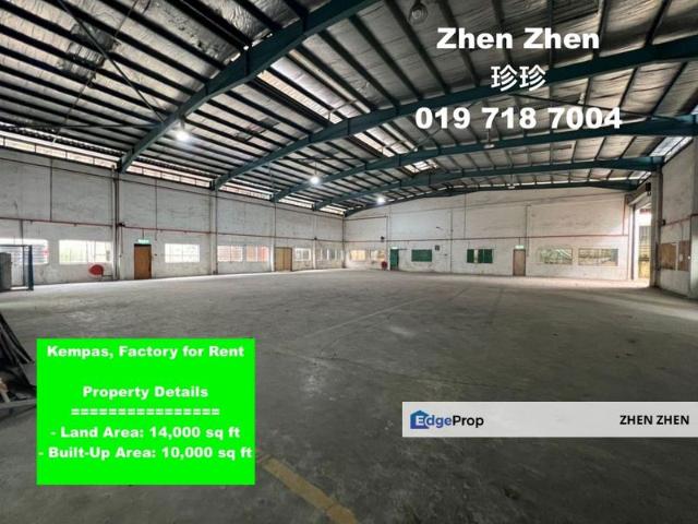 Warehouse for rent in Johore Bahru, Johor