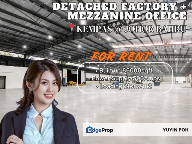 Warehouse for rent in Bukit Ledang, Johor