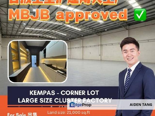 Warehouse for sale in Kediaman Kakitangan Daerah JKR Johor Bahru, Iskandar Puteri
