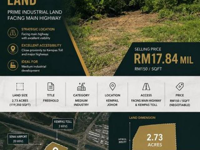 Warehouse for sale in Bukit Ledang, Johor