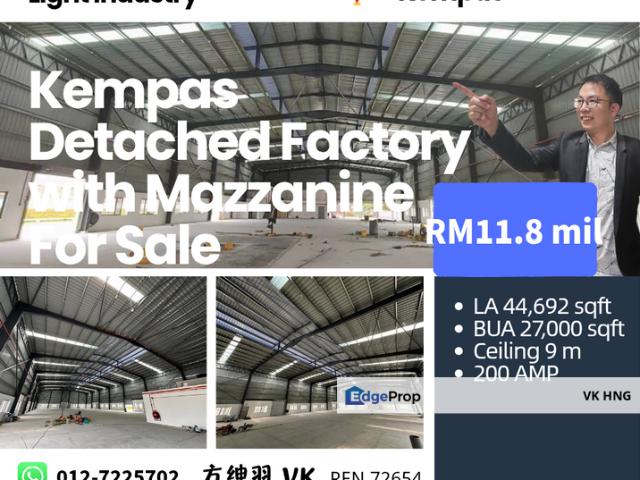 Warehouse for sale in Bukit Ledang, Johor