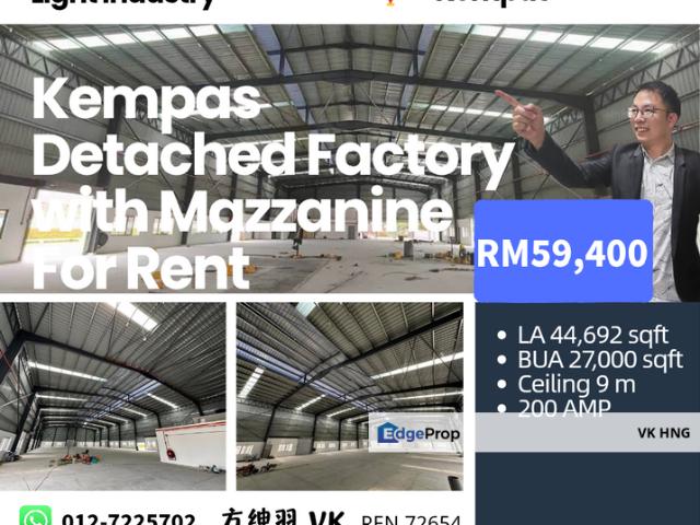 Warehouse for rent in Bukit Ledang, Johor