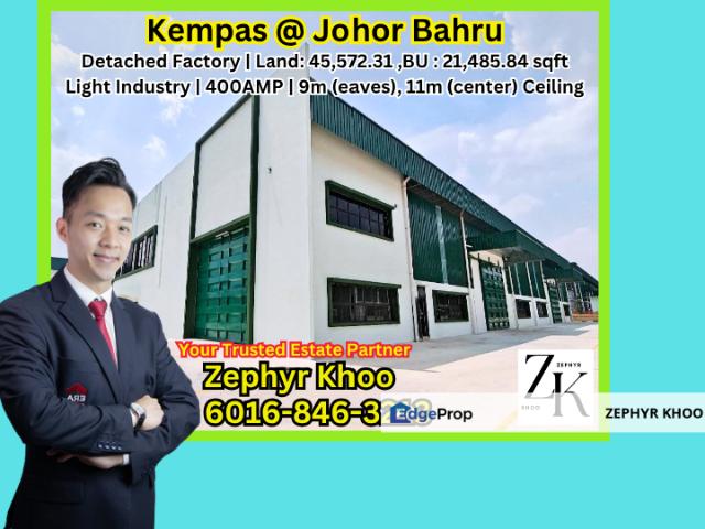 Warehouse for rent in Johore Bahru, Johor