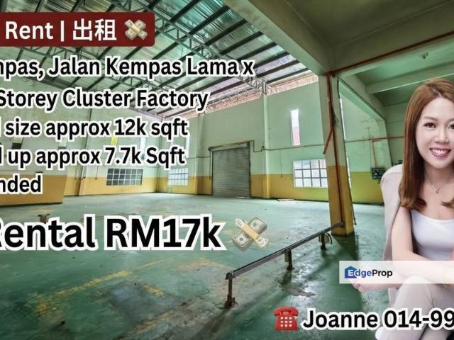 Warehouse for rent in Johor Bahru