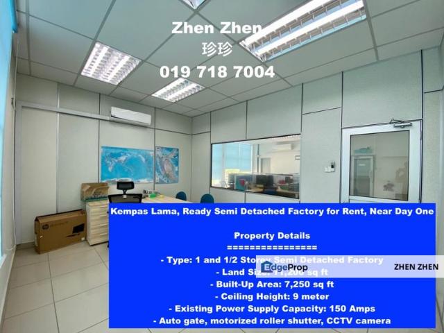 Warehouse for rent in Johore Bahru, Johor