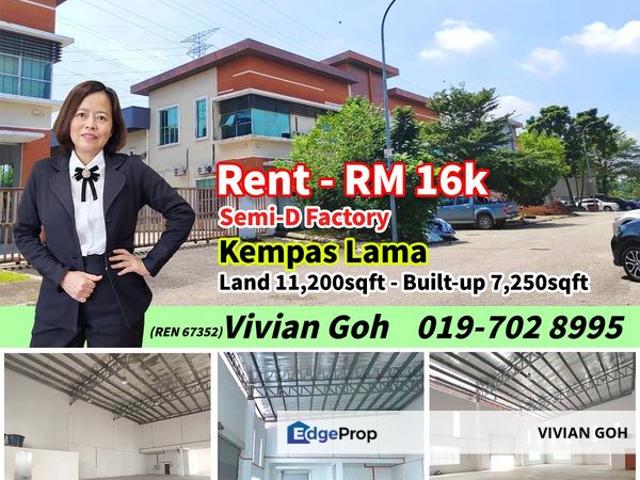 Warehouse for rent in Johore Bahru, Johor
