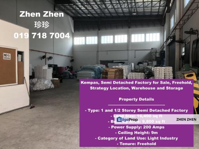 Warehouse for sale in Johor Bahru
