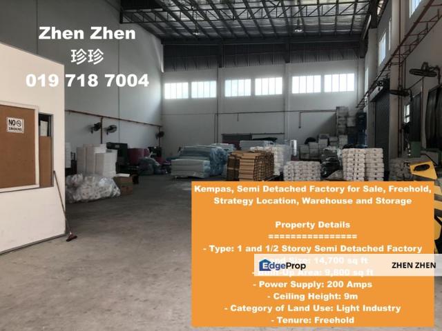 Warehouse for sale in Johor Bahru