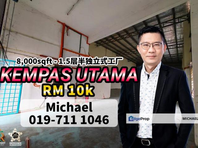 Warehouse for rent in Johore Bahru, Johor
