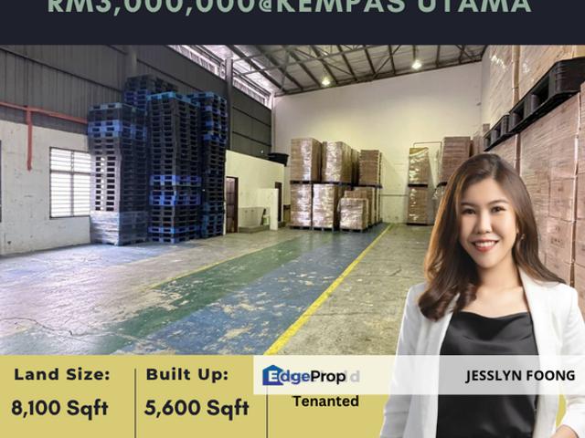 Warehouse for sale in Johor Bahru