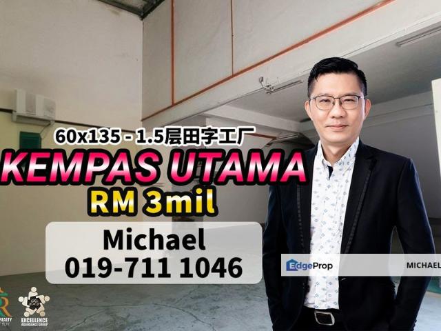Warehouse for sale in Tebrau, Johor Bahru