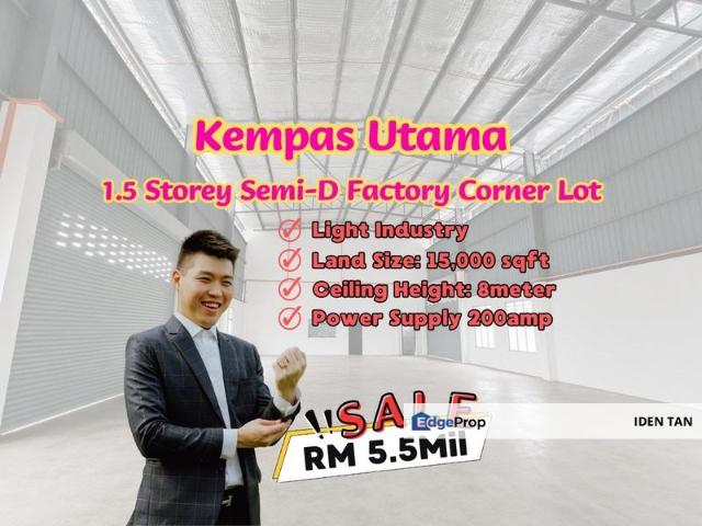 Warehouse for sale in Johor