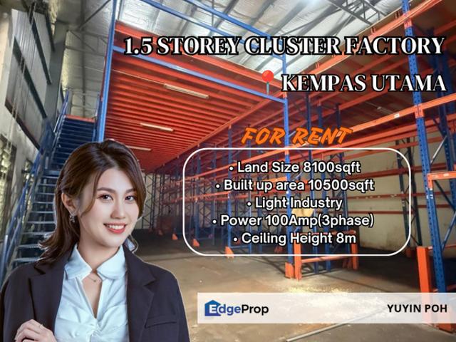 Warehouse for rent in Johor