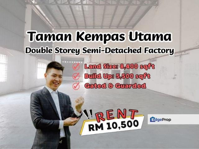 Warehouse for rent in Johor