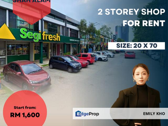 Shop for rent in Alam Impian, Selangor