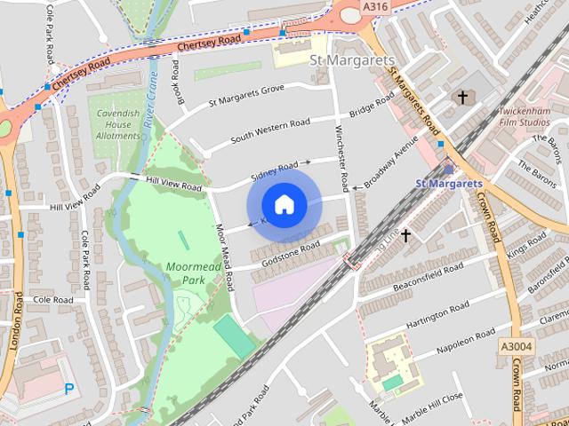 Apartment for rent in St Margarets, Greater London