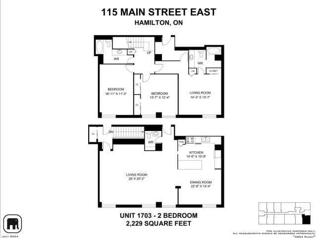 Apartment for rent in Corktown, Hamilton