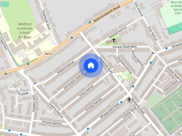 House for rent in Holywell Estate, North Watford