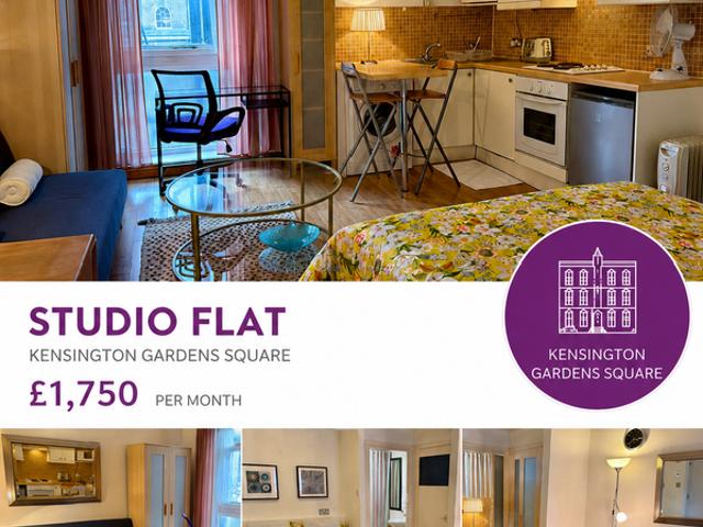 Studio for rent in Bayswater, Greater London