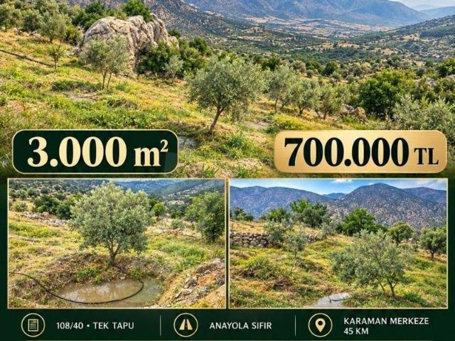 Çukurköy, Karaman Merkez içerisinde satılık Arsa